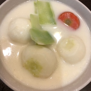 冬野菜のクリームシチュー